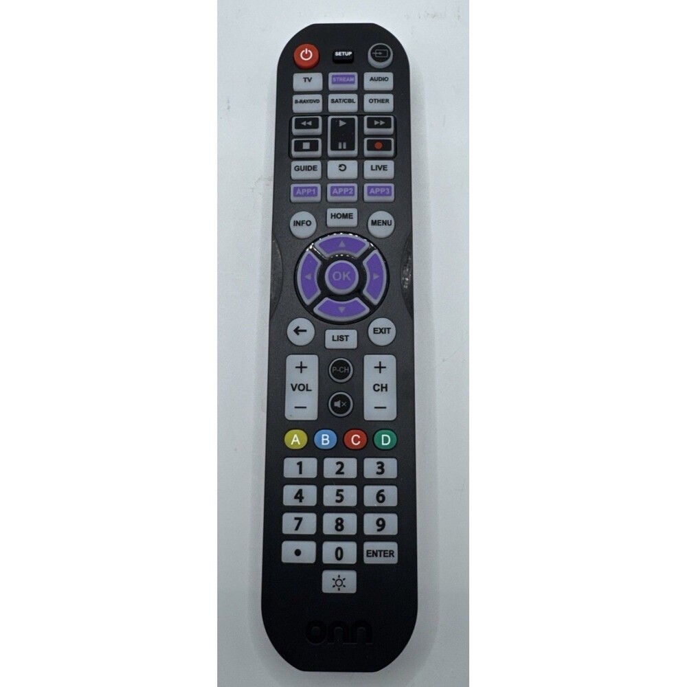 Onn 6-Device Universal Remote Control Replacement Model #100078904 open box